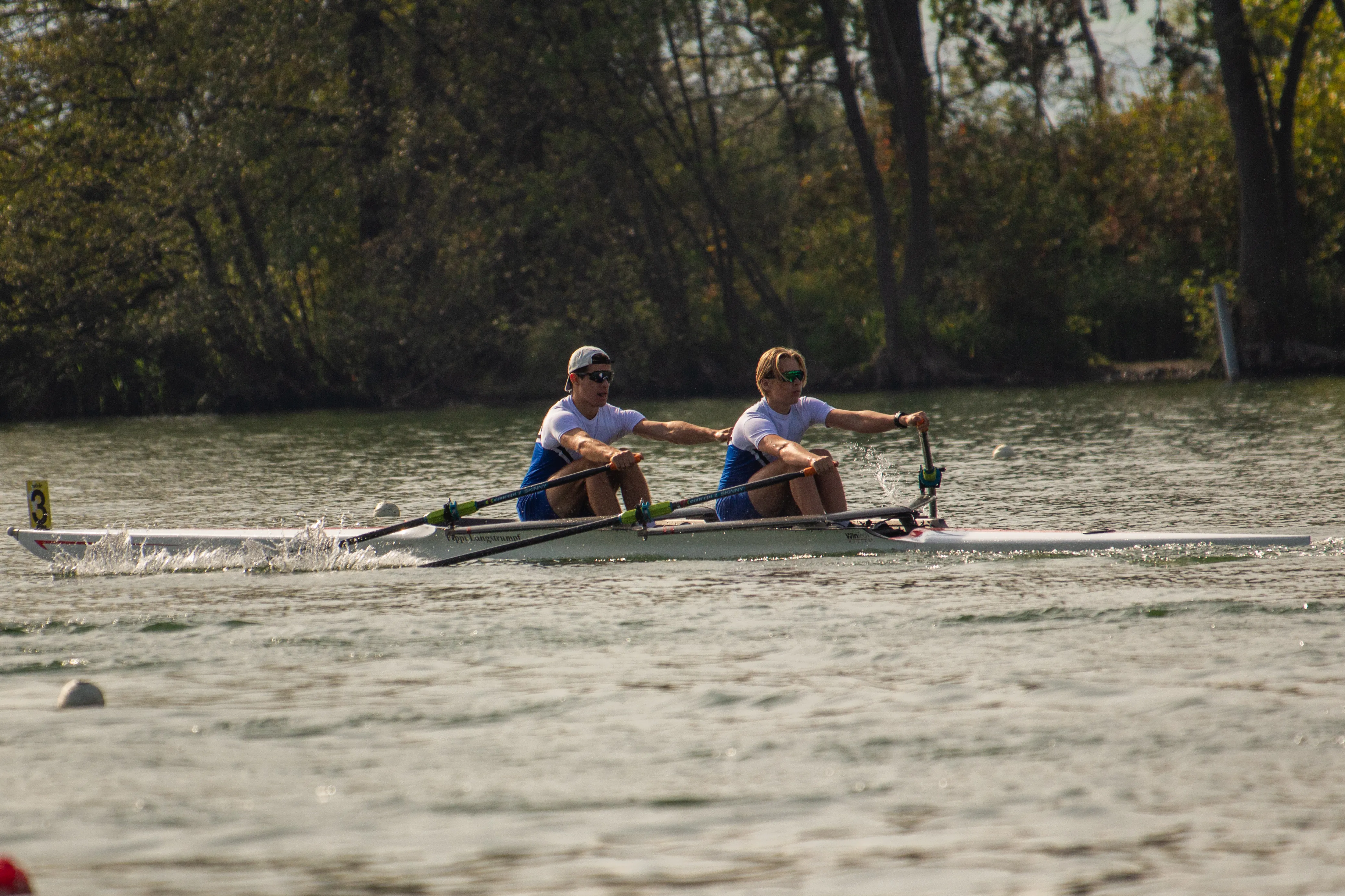 Frozen action inside a race