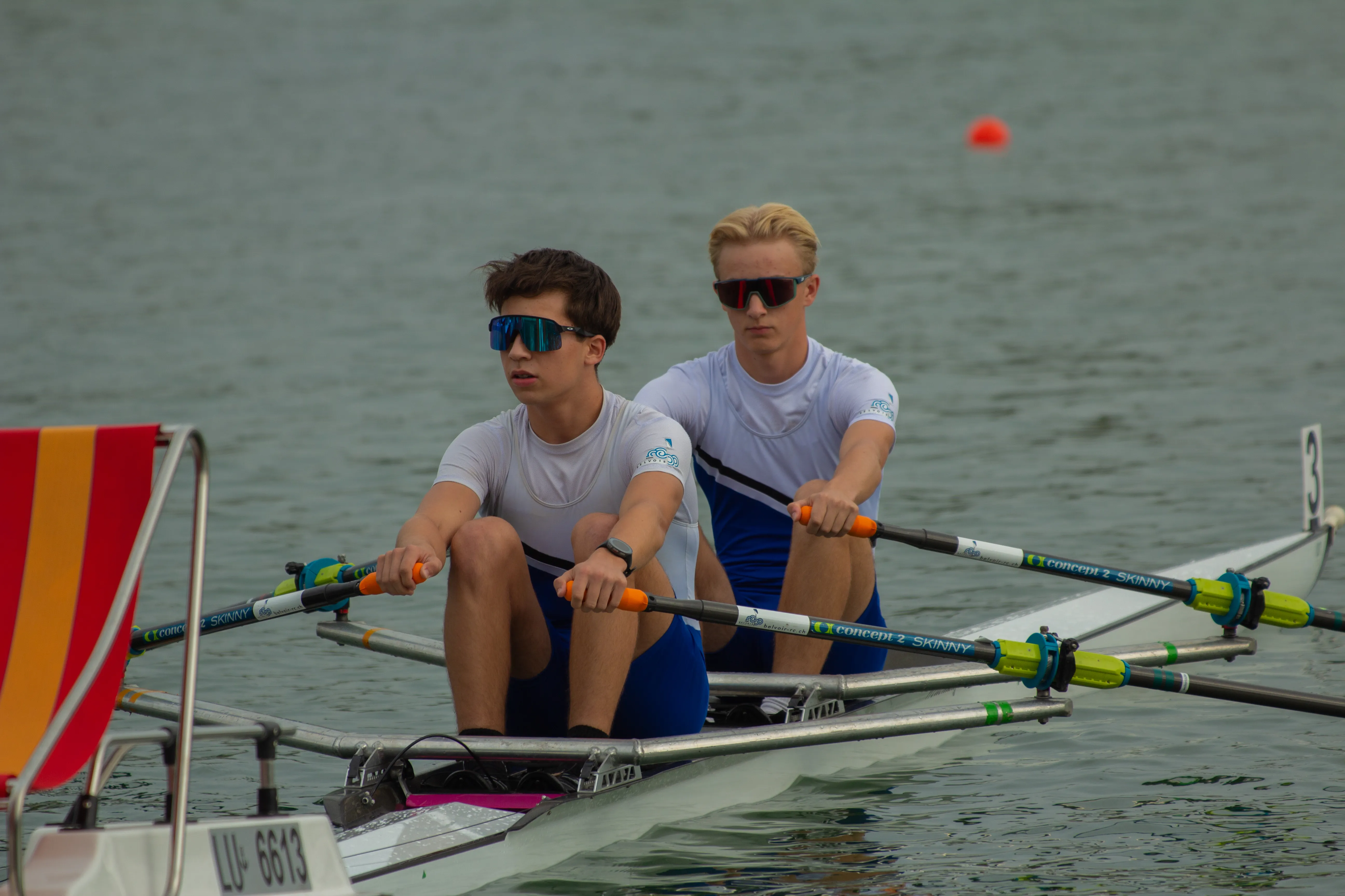 Two of our athletes at the start